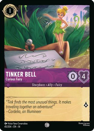 Image of Tinker Bell - Curious Fairy (45/204) - Hyperia City Cold Foil