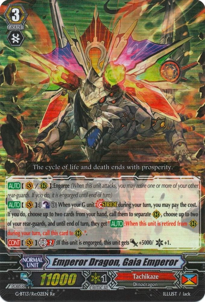 Image of Emperor Dragon, Gaia Emperor (G-BT13/Re:02EN) [Ultimate Stride]