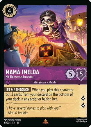 Image of Mama Imelda - No-Nonsense Ancestor (51/204) - Hyperia City Cold Foil