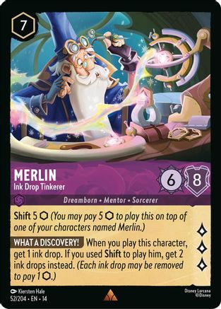 Image of Merlin - Ink Drop Tinkerer (52/204) - Hyperia City