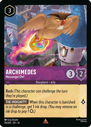 Image of Archimedes - Messenger Owl (58/204) - Hyperia City