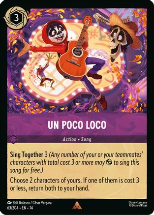 Image of Un Poco Loco (63/204) - Hyperia City Cold Foil