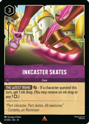 Image of Inkcaster Skates (67/204) - Hyperia City Cold Foil