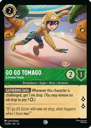 Image of Go Go Tomago - Extreme Tester (72/204) - Hyperia City Cold Foil
