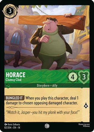 Image of Horace - Clumsy Clod (82/204) - Hyperia City