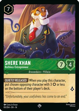 Image of Shere Khan - Ruthless Entrepreneur (83/204) - Hyperia City