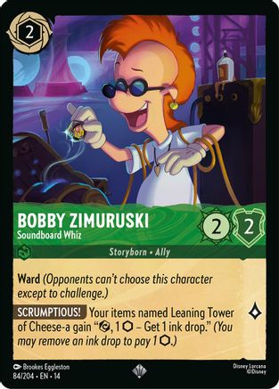 Image of Bobby Zimuruski - Soundboard Whiz (84/204) - Hyperia City Cold Foil
