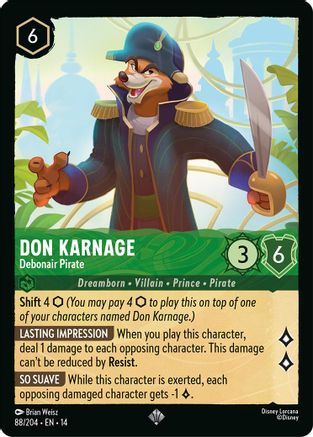 Image of Don Karnage - Debonair Pirate (88/204) - Hyperia City