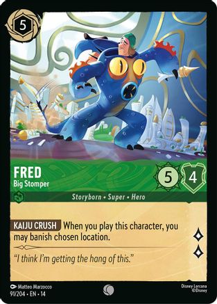 Image of Fred - Big Stomper (91/204) - Hyperia City