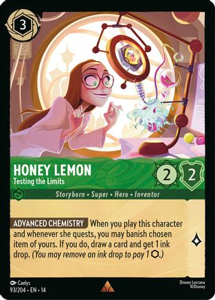 Image of Honey Lemon - Testing the Limits (93/204) - Hyperia City Cold Foil