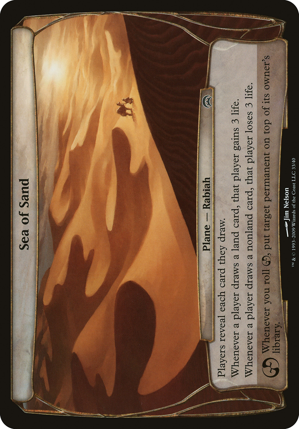 Image of Sea of Sand (Planes) [Planechase Planes]