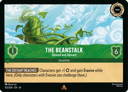 Image of The Beanstalk - Onward and Upward (102/204) - Hyperia City Cold Foil
