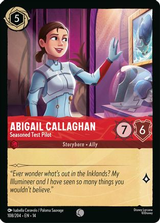 Image of Abigail Callaghan - Seasoned Test Pilot (108/204) - Hyperia City