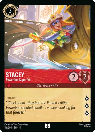 Image of Stacey - Powerline Superfan (116/204) - Hyperia City