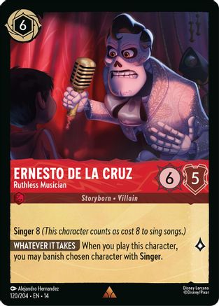 Image of Ernesto de la Cruz - Ruthless Musician (120/204) - Hyperia City