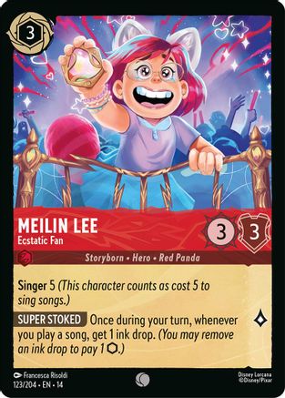 Image of Meilin Lee - Ecstatic Fan (123/204) - Hyperia City