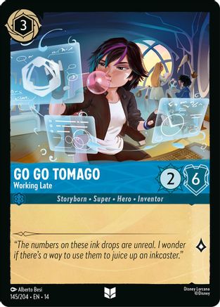 Image of Go Go Tomago - Working Late (145/204) - Hyperia City