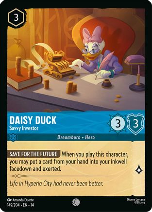 Image of Daisy Duck - Savvy Investor (149/204) - Hyperia City