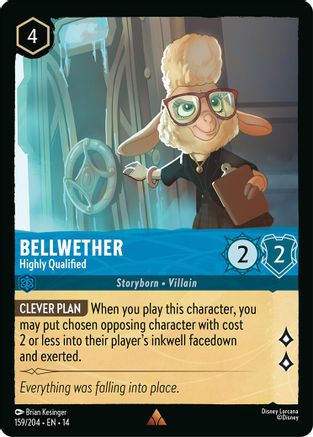 Image of Bellwether - Highly Qualified (159/204) - Hyperia City Cold Foil
