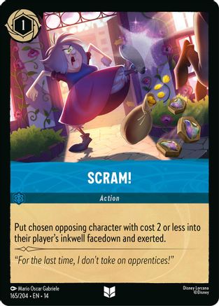 Image of Scram! (165/204) - Hyperia City Cold Foil