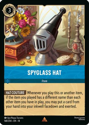 Image of Spyglass Hat (168/204) - Hyperia City Cold Foil