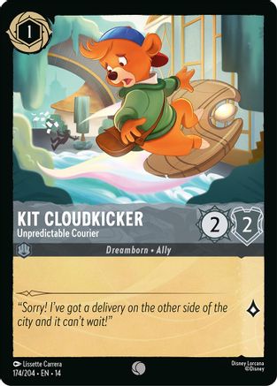 Image of Kit Cloudkicker - Unpredictable Courier (174/204) - Hyperia City