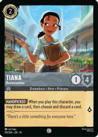Image of Tiana - Restauranteur (176/204) - Hyperia City Cold Foil