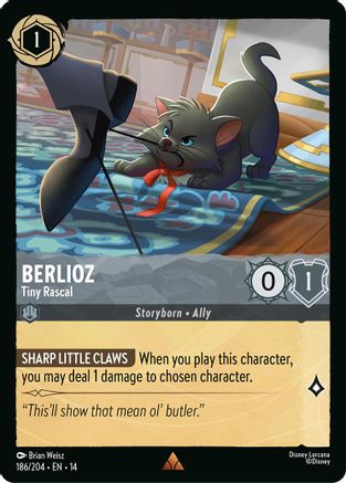 Image of Berlioz - Tiny Rascal (186/204) - Hyperia City Cold Foil