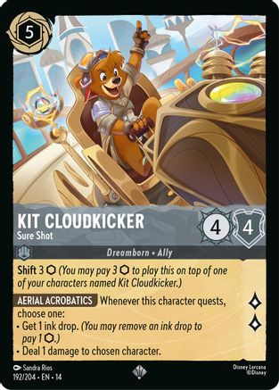 Image of Kit Cloudkicker - Sure Shot (192/204) - Hyperia City