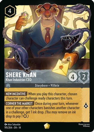 Image of Shere Khan - Khan Industries CEO (195/204) - Hyperia City Cold Foil
