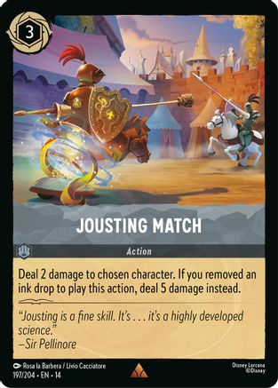 Image of Jousting Match (197/204) - Hyperia City Cold Foil