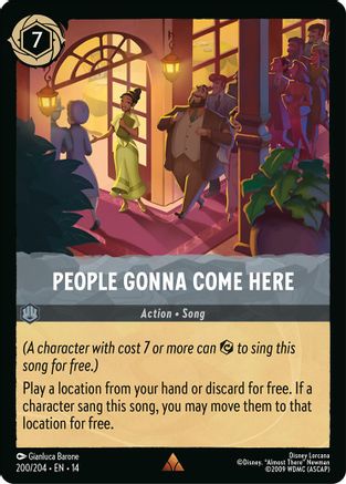 Image of People Gonna Come Here (200/204) - Hyperia City Cold Foil