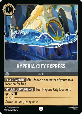 Image of Hyperia City Express (201/204) - Hyperia City Cold Foil