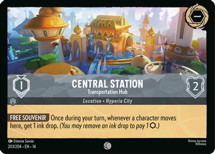 Image of Central Station - Transportation Hub (203/204) - Hyperia City Cold Foil