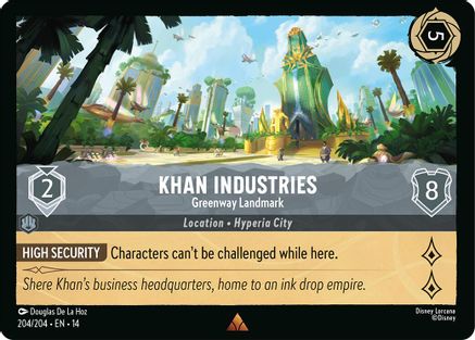Image of Khan Industries - Greenway Landmark (204/204) - Hyperia City Cold Foil