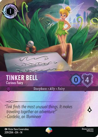 Image of Tinker Bell - Curious Fairy (Epic) (209/204) - Hyperia City Holofoil