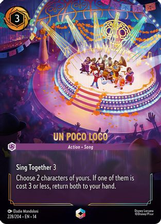 Image of Un Poco Loco (Enchanted) (228/204) - Hyperia City Holofoil
