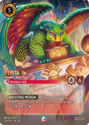 Image of Pepita - Imelda's Right Hand (Enchanted) (233/204) - Hyperia City Holofoil