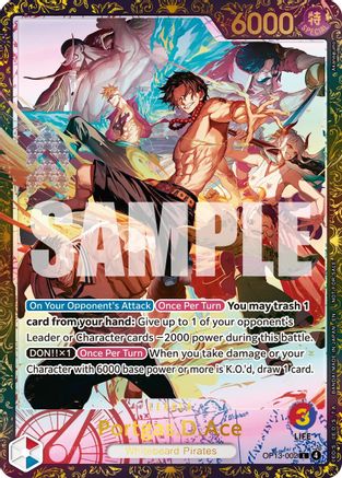 Image of Portgas.D.Ace (Large Scale Extra Grand Battle 2026) (OP13-002) - One Piece Promotion Cards Foil