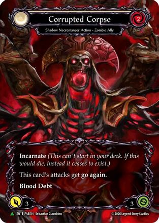Image of Corrupted Corpse (Marvel) (FAB514) (A) (FAB514) - Flesh and Blood: Promo Cards Cold Foil