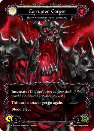 Image of Corrupted Corpse (Marvel) (FAB514) (B) (FAB514) - Flesh and Blood: Promo Cards Cold Foil