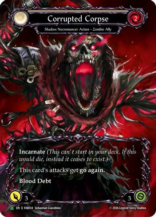 Image of Corrupted Corpse (Marvel) (FAB514) (C) (FAB514) - Flesh and Blood: Promo Cards Cold Foil
