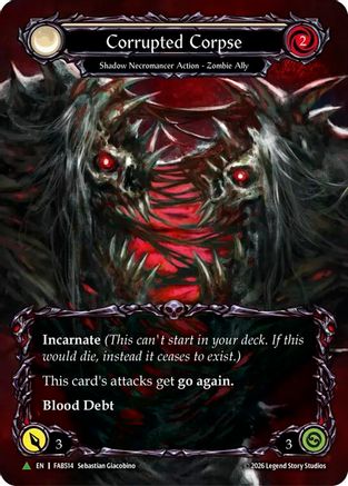 Image of Corrupted Corpse (Marvel) (FAB514) (F) (FAB514) - Flesh and Blood: Promo Cards Cold Foil
