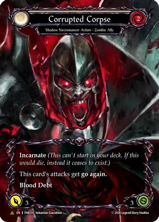 Image of Corrupted Corpse (Marvel) (FAB514) (H) (FAB514) - Flesh and Blood: Promo Cards Cold Foil