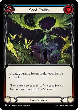 Image of Seed Frailty (MPA126) - Flesh and Blood: Promo Cards Rainbow Foil