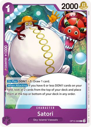 Image of Satori (Tournament Pack 2026 Vol. 4) (OP15-066) - One Piece Promotion Cards