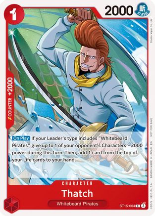 Image of Thatch (Tournament Pack 2026 Vol. 4) (ST15-004) - One Piece Promotion Cards