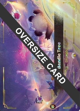 Image of Bandle Tree (Oversized) (278a/298) - Riftbound Worlds Bundle 2025 Foil