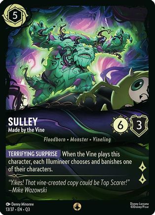 Image of Sulley - Made by the Vine (13/37) - Illumineers Quest The Great Hunny Rescue