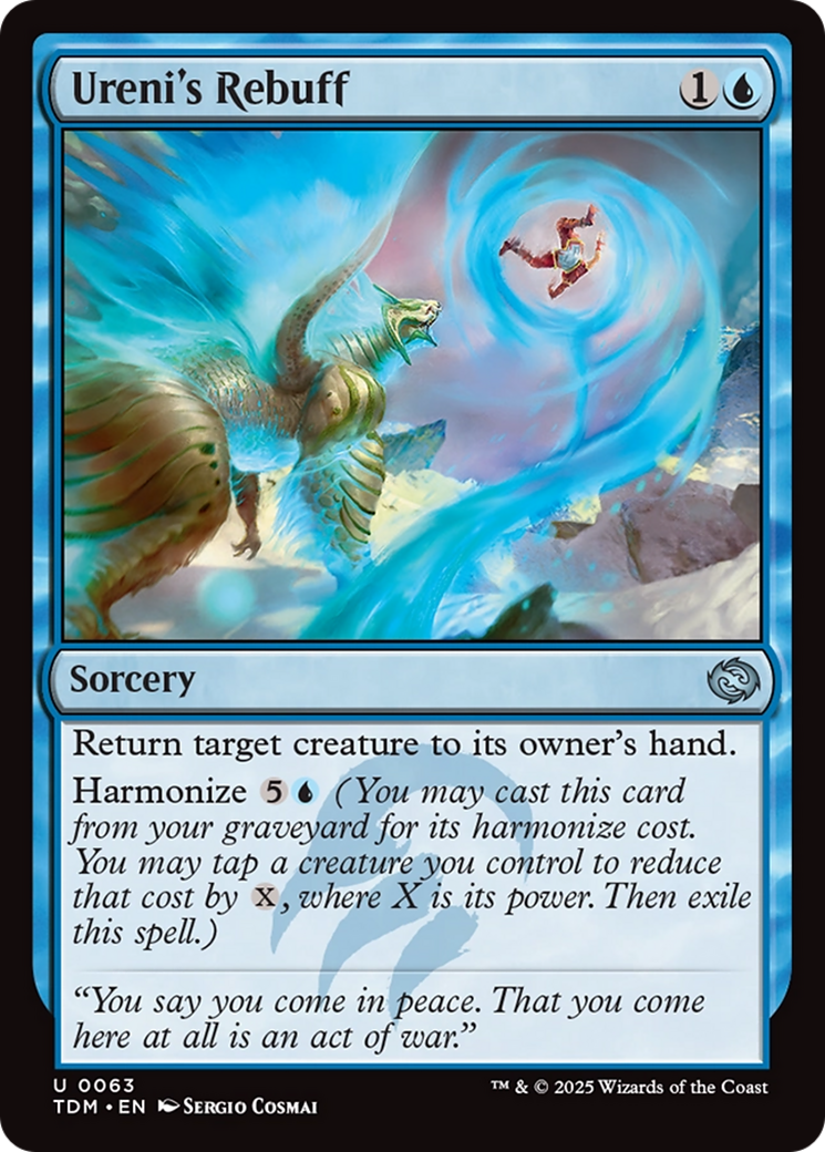 Image of Ureni's Rebuff [Tarkir: Dragonstorm]